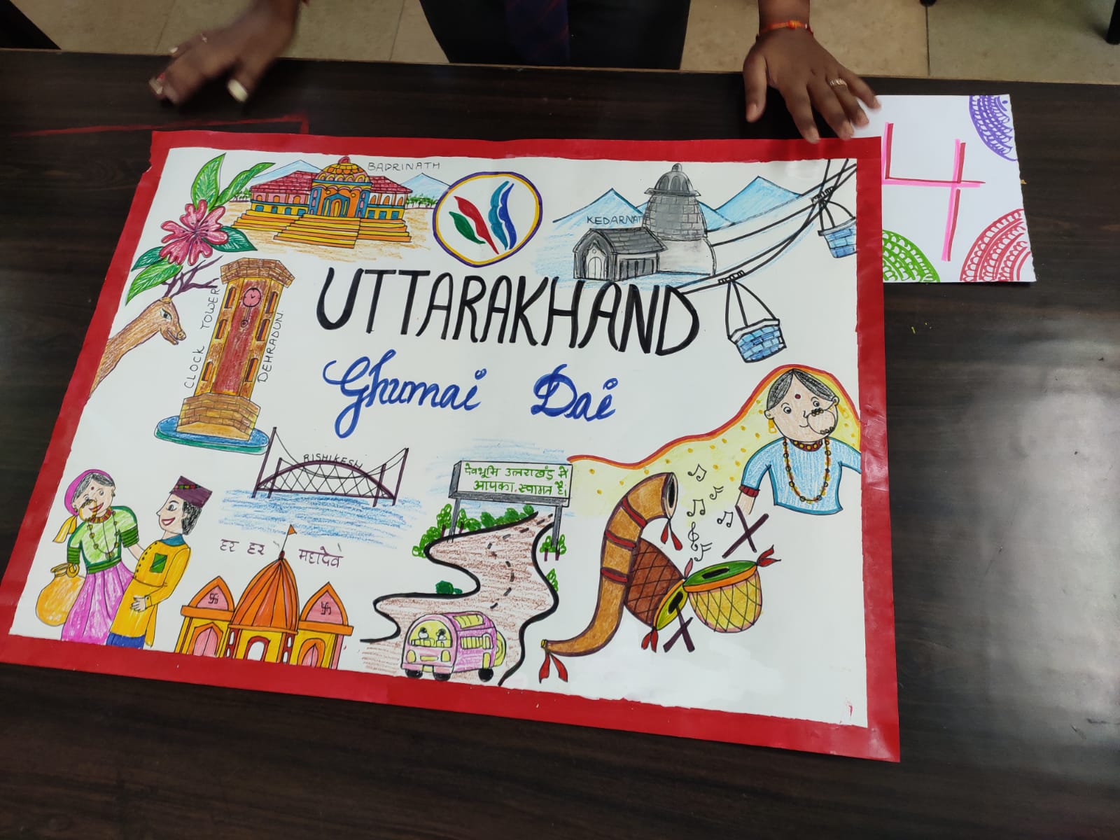 A Poster Making competition for all the students of GRD Girls Degree College  was organized on 29th October